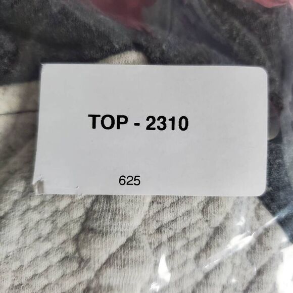 Maurices Gray Snap Neck Pullover Sweatshirt Size M Cable Knit Look Long Sleeve C - Picture 8 of 8